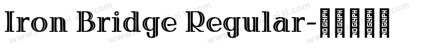 Iron Bridge Regular字体转换